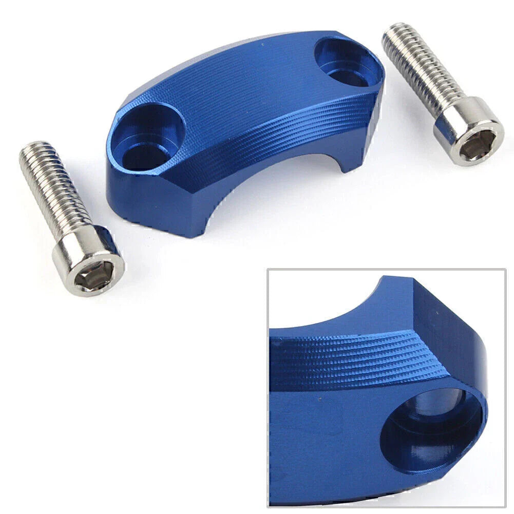 22mm Master Cylinder Perch Clamp Cover Blue for Motocross MX Enduro Bike