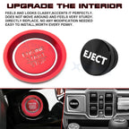 Engine Start + Black Cigarette Lighter Eject Button Trim for Honda Civic (2022-2026)