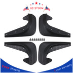 Set of 4 Mud Flaps for Car Front & Rear Fender