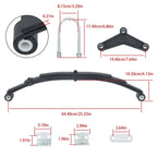 Tandem Trailer Axle Suspension Kit for 5000lbs Trailers