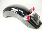 Rear Fender with Lights for Harley Touring Street Glide (2009–2023) Black Pin Stripe