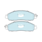 HD Front Disc Brake Pads Set for Nissan Navara D23 NP300 2.3L 2.5L 15~20