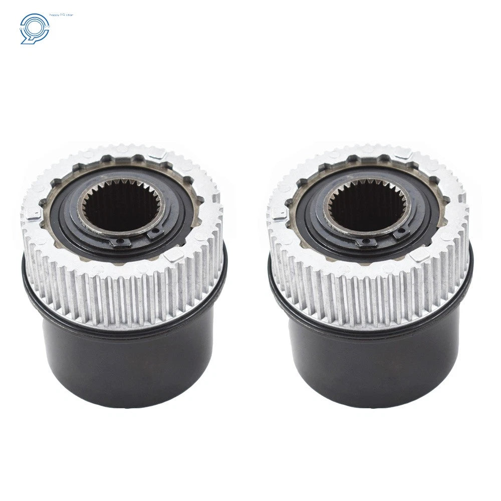 Set of 2 Auto Locking Front Wheel Hubs for Ford Super Duty Excursion (1999-2004)