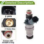 Fuel Injector for Toyota Tacoma 2.4L (1995–2000) 1 Pcs Blue Silver Tone
