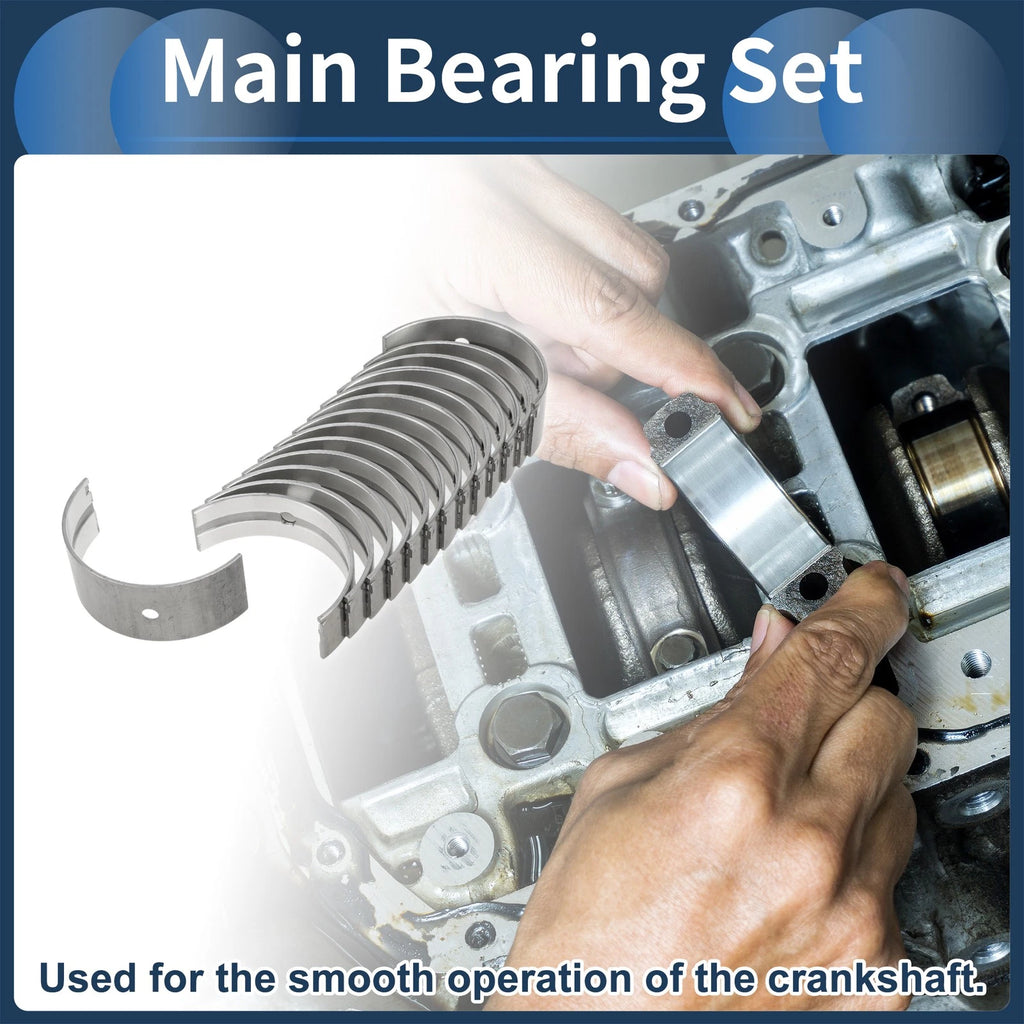 Main Bearing Set No.1170268020 for Toyota Dyna (1977–1984) 14 Pcs