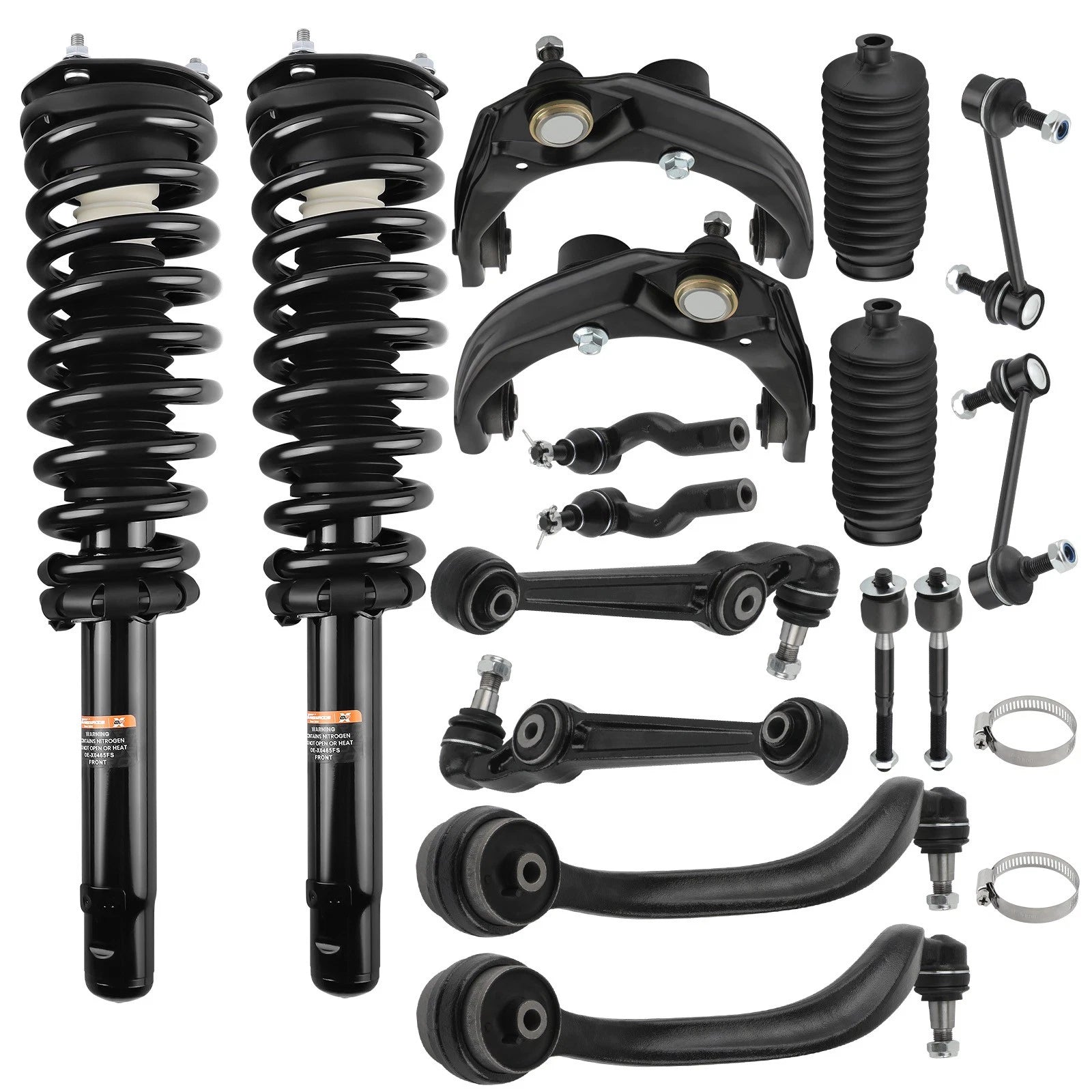 16pcs Front Struts Control Arms Sway Bars Kit for Ford Fusion (2010–2012)