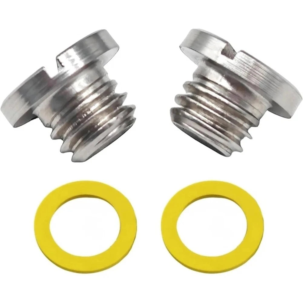 2X Oil Drain Screw and Gasket Set for Mercury Mariner Stern Drives