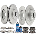 Drilled Rotors + Brake Pads for Honda Accord, Acura TSX (2009–2010)