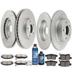 Drilled Rotors + Brake Pads for Honda Accord, Acura TSX (2009–2010)