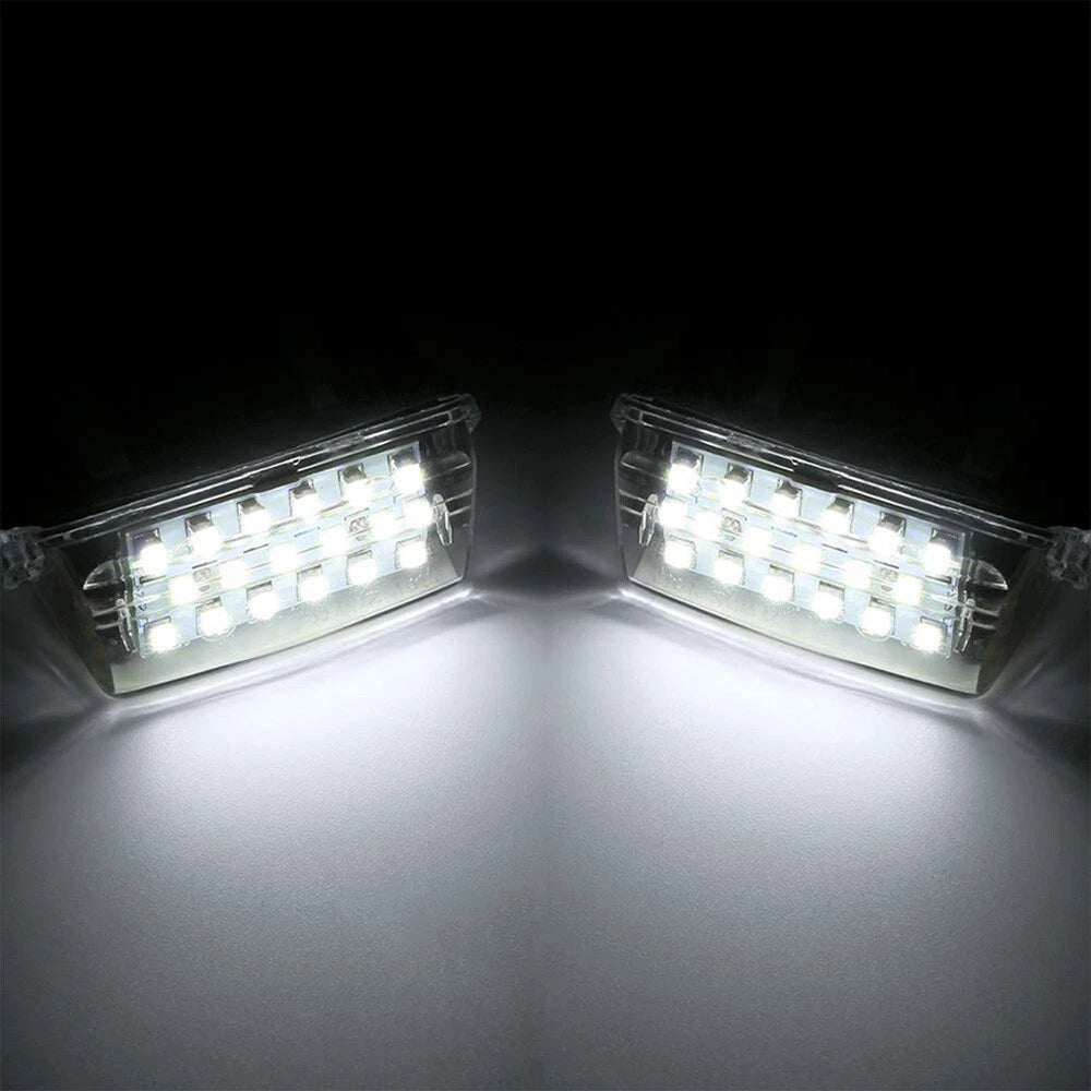 2X LED Rear License Plate Light for Toyota Camry (2012–2016) 6000K Lamp Kit