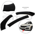 Front Spoiler Lip for Hyundai Veloster (2013–2017) - Painted Bright Black 3pcs