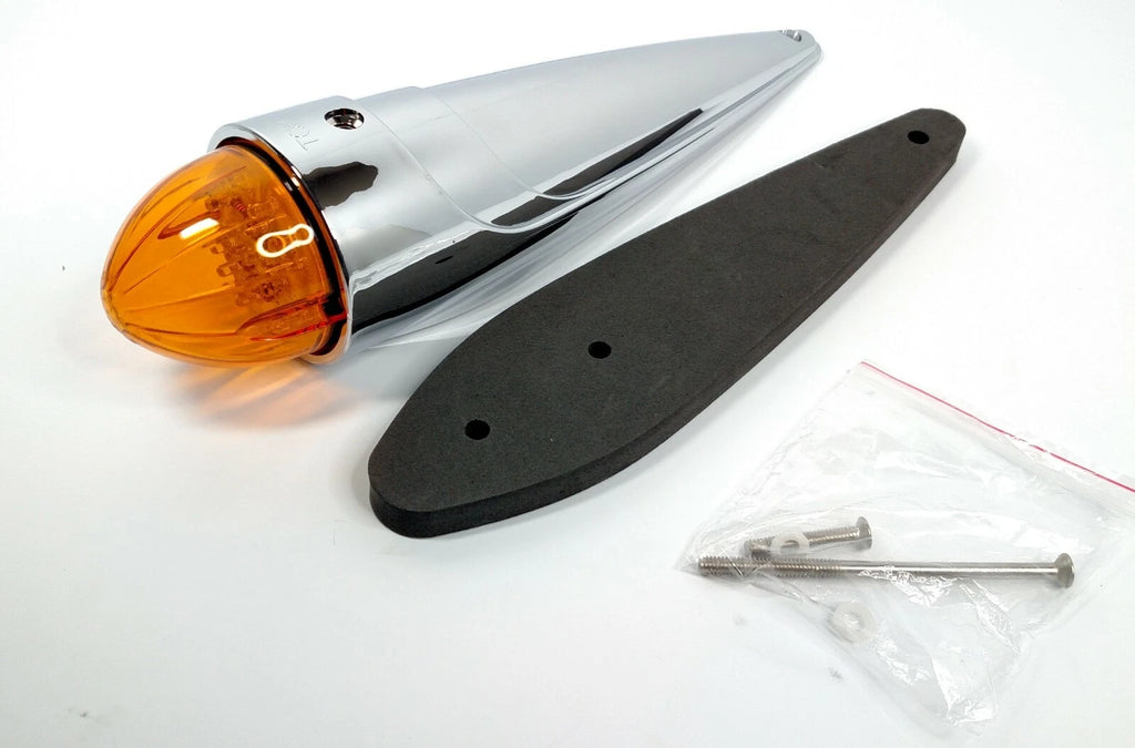 Chrome Amber LED Cab Lights Set for Nissan Cabstar (2010–2020)