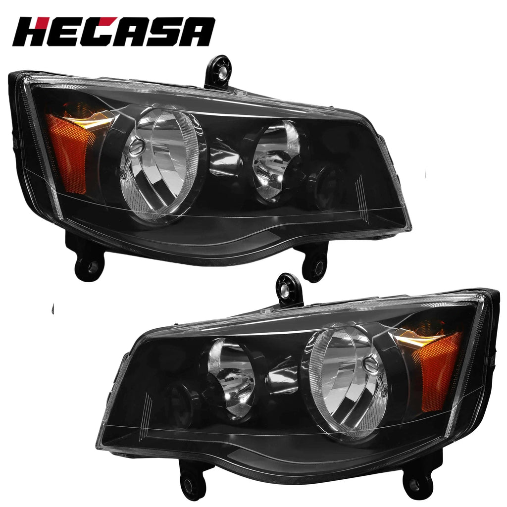 Headlights for Dodge Grand Caravan (2011–2018) / Chrysler Town & Country (2008–2016)