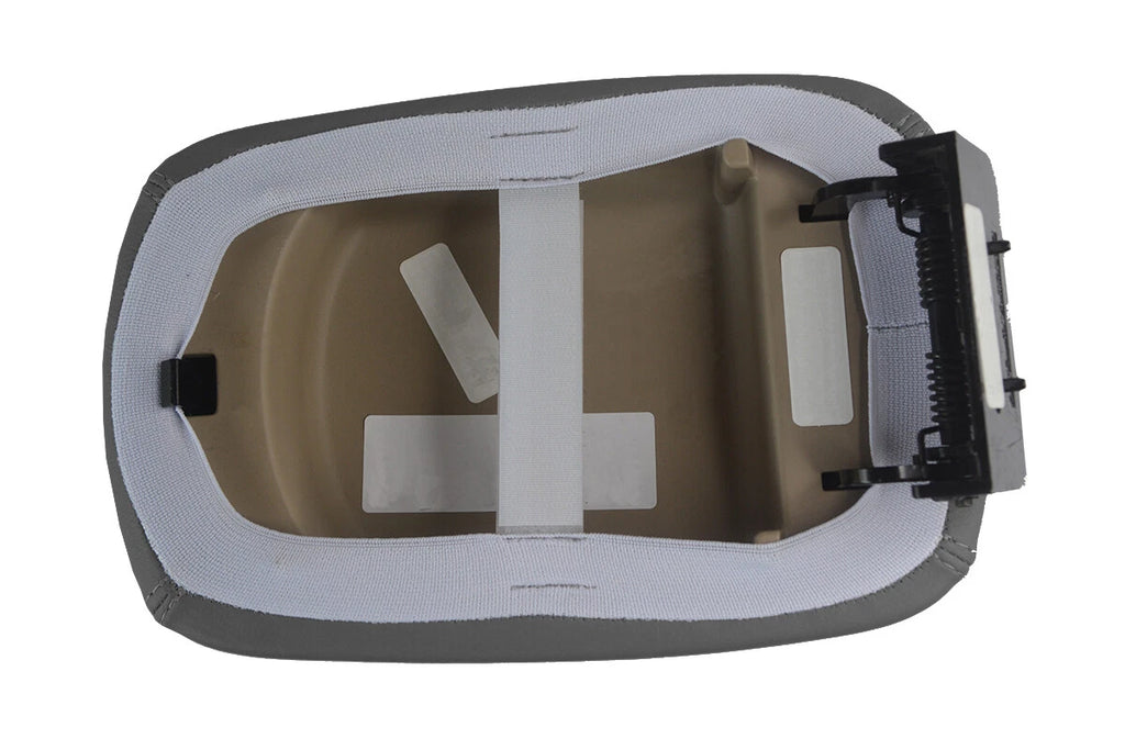 Console Lid Pull Over Cover Leather for Kia Optima (2004–2008) Gray