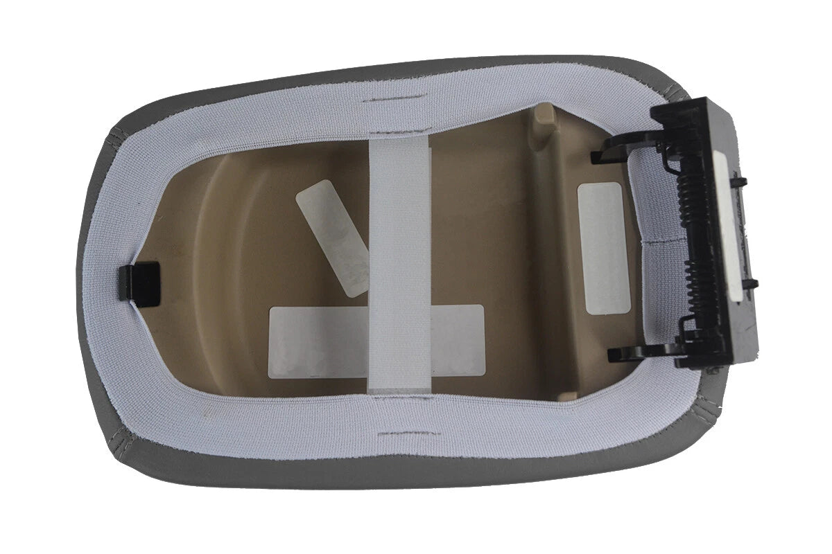 Console Lid Pull Over Cover Leather for Kia Optima (2004–2008) Gray