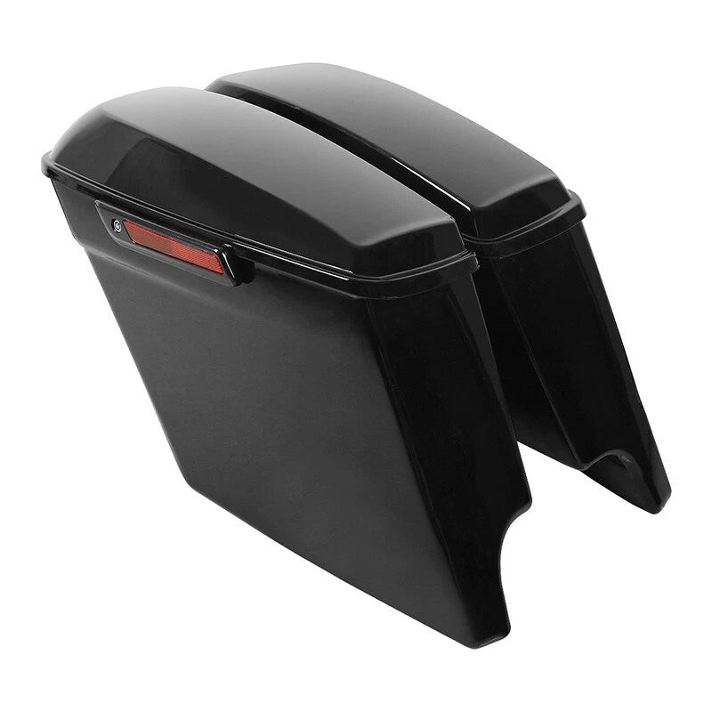 5'' Hard Saddlebags Black Conversion Bracket for Harley Softail (1984–2017)