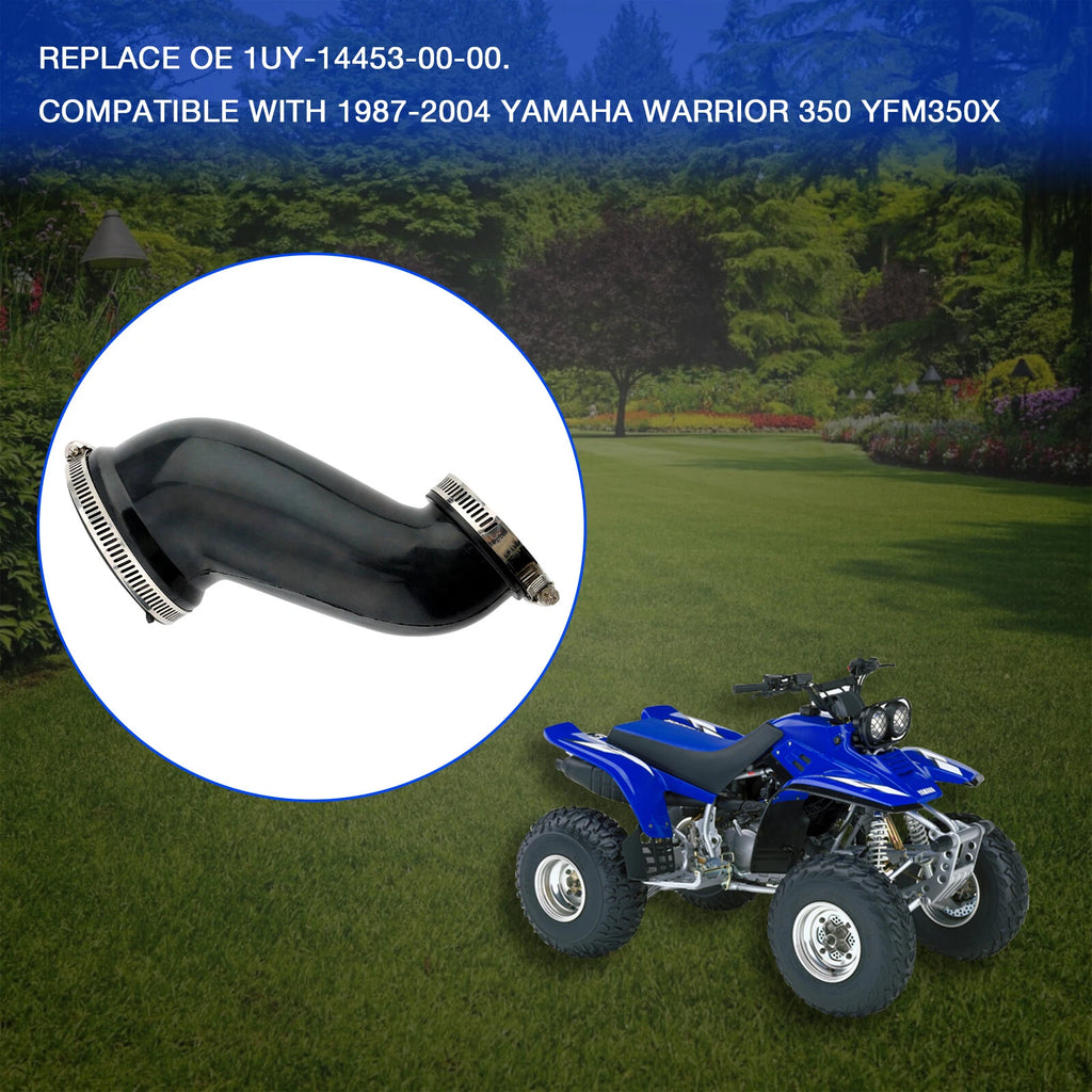 Intake Air Box Tube Duct Cleaner Joint for Yamaha Warrior 350 (1987–2004)