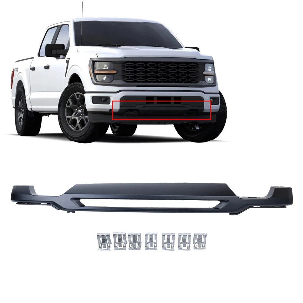 Front Lower Bumper Molding Trim Valance for Ford F-150 (2024–2025) Black