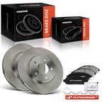 Front Disc Brake Rotors & Ceramic Pads for Nissan NV200 (2013–2019)