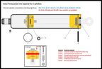 Trim Cylinder Rebuild Set for Volvo Penta SX DPS & OMC Cobra (2 Cylinders)