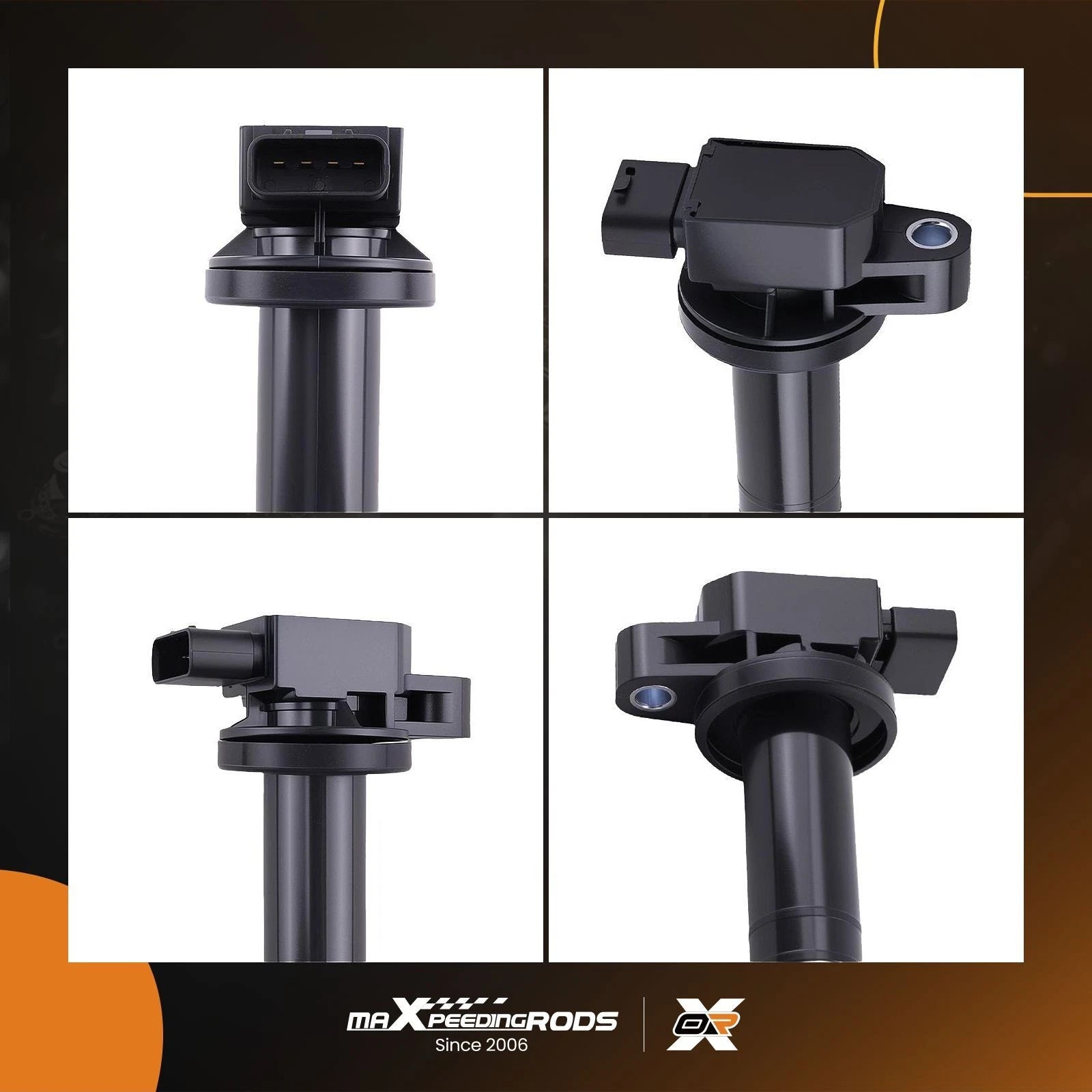 Set of 4 Ignition Coils for Toyota Prius C Yaris (2012–2016)