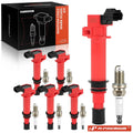 6X Ignition Coils & 6X Iridium Spark Plugs for Jeep Dodge Ram 1500 (2002–2023)