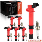 6X Ignition Coils & 6X Iridium Spark Plugs for Jeep Dodge Ram 1500 (2002–2023)