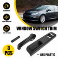 Set of 2 Window Switch Panel Bezels for VW (1998–2005) Black