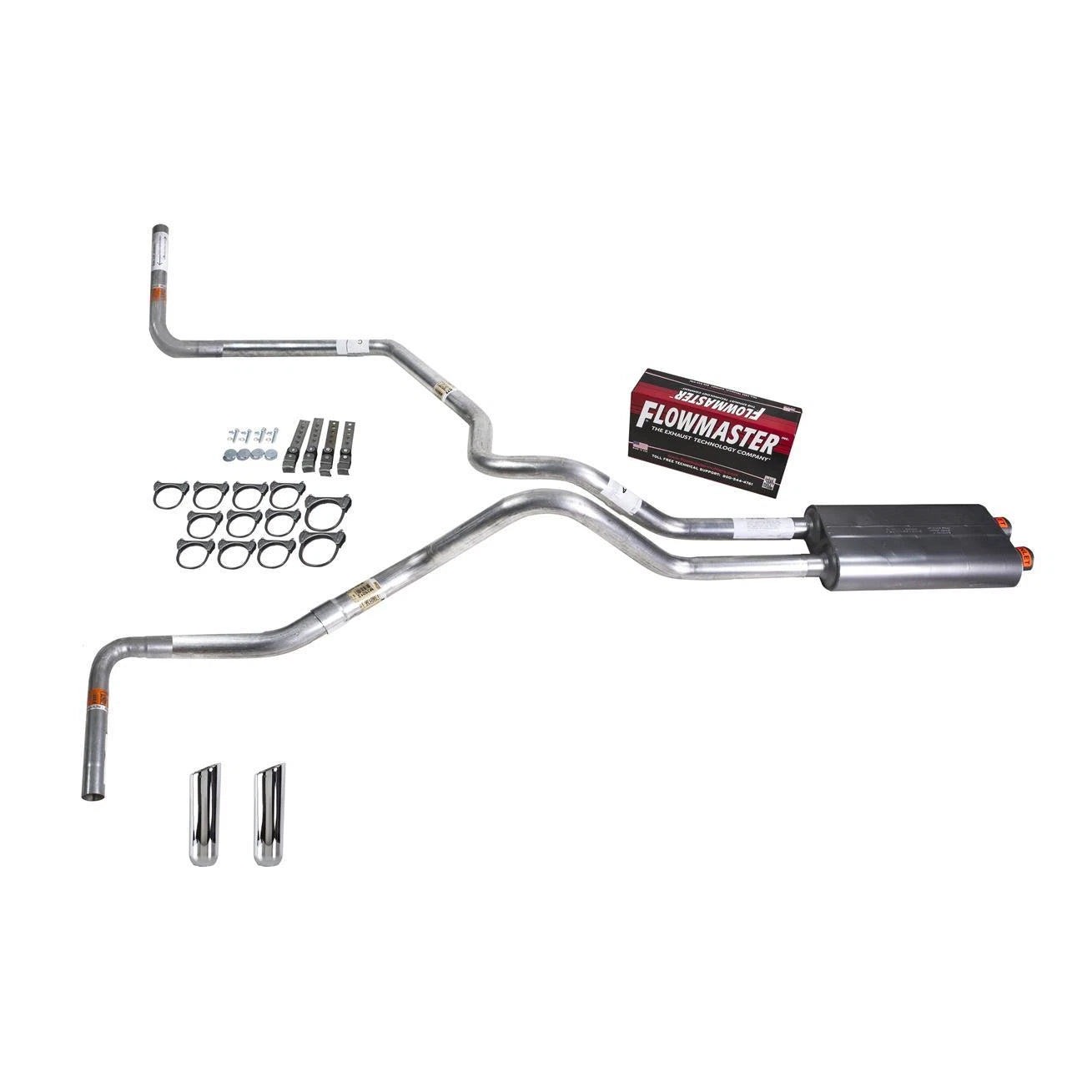 Dual Exhaust System for Chevy GMC Truck 6.0L 8.1L (2001–2006)