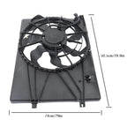 Radiator Condenser Fan Assembly for Kia Sorento (2016–2020)