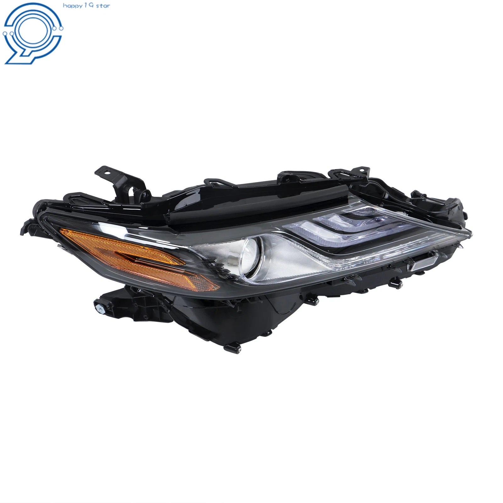 Full LED Headlight for Toyota Camry XSE XLE (2021–2022) - Black - RH Side
