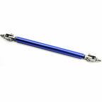 Blue Adjustable 8-11" Front Bumper Lip Splitter Strut Rod Tie Bar for Subaru (2013-2023)