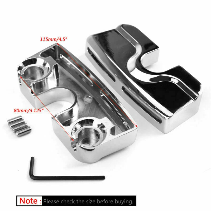 Chrome Spark Plug Head Bolt Cover for Harley Dyna Softail Twin Cam (1999–2017)