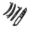Door Panel Handle Pull Trim Cover for BMW X5 E70 (2007–2013) Carbon Fiber Black