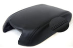 Center Console Armrest Cover for Ford Taurus (2010–2019) Black Leather