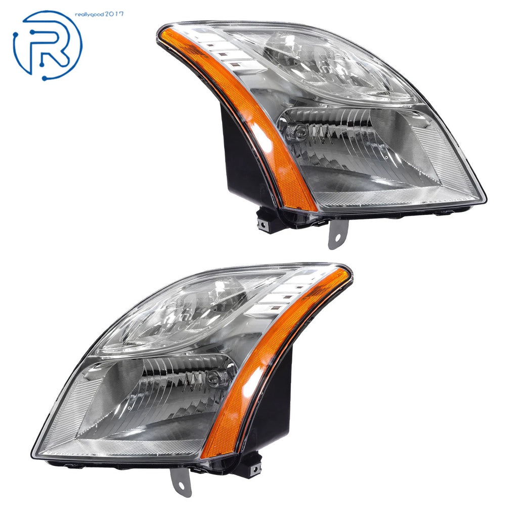 Halogen Headlights for Nissan Sentra (2010-2012) Clear Chrome