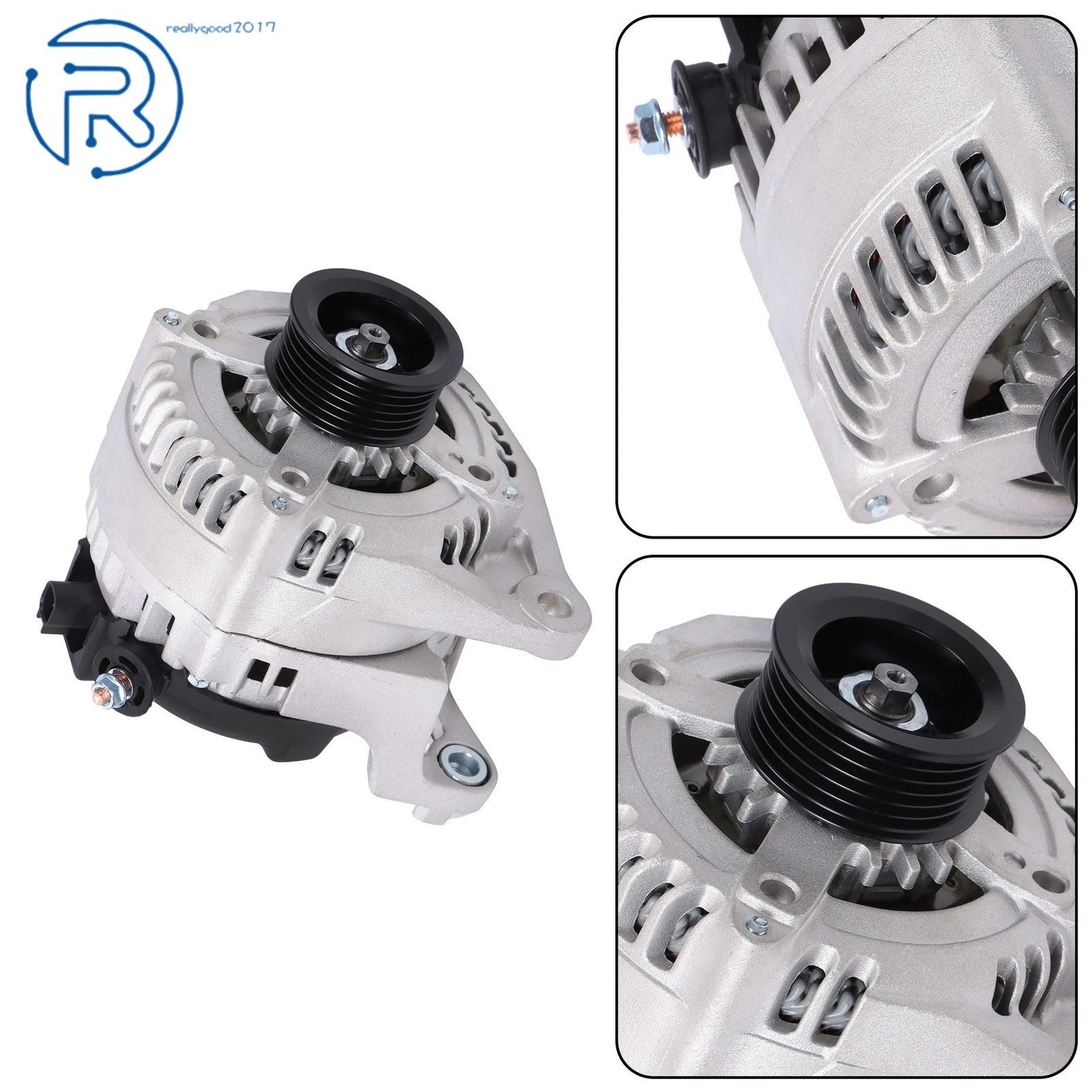 160A Alternator for Ram 1500 2500 3500 (2011-2018) 6-Groove Pulley