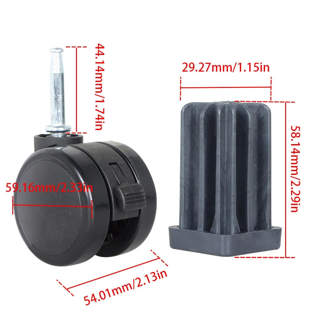 2 Pack Caster Wheel for Weber Spirit & Summit Grills (2013-Present)
