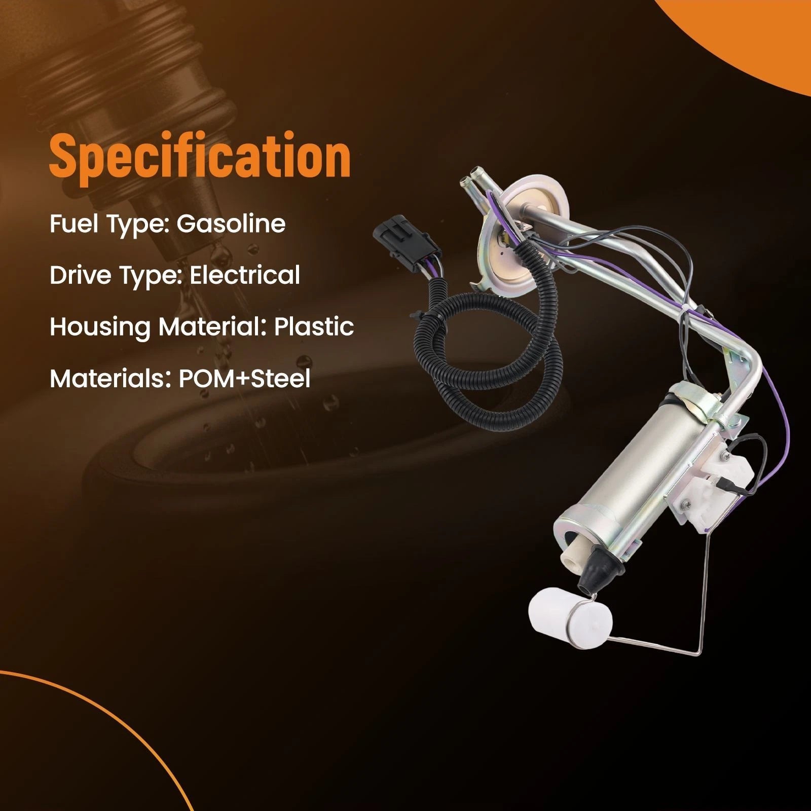Fuel Pump Assembly for Jeep Comanche MJ 4.0L (1987–1990) JPSU-6P4.0