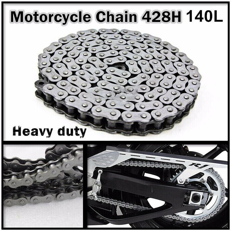 Drive Chain 428 x 140L for Yamaha Scorpio 225 XT225 Serow DT230 Lanza FZR250 TY250 (1990–2023)