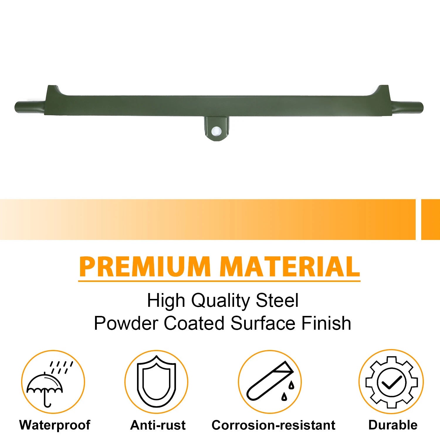 Hard Top C Pillar Slant-Back for Humvee M998 M1043 M1045 M1026 (#12339612, 5583093)
