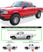 5-Inch Running Boards for Ford Ranger Mazda B Super Cab (1998-2011)