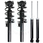 Set of 4 Complete Strut Assembly & Shock Absorbers for Volkswagen Passat Golf (2006–2009)