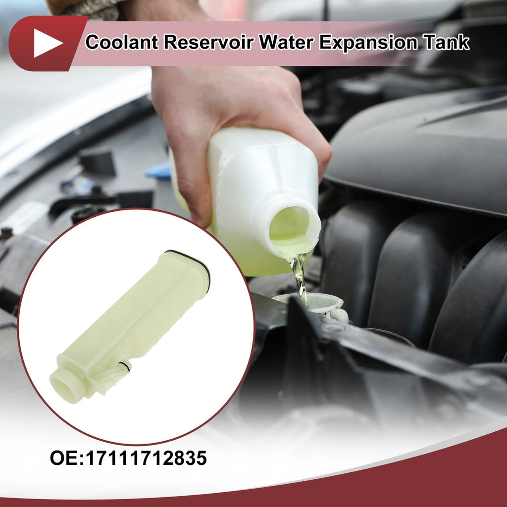 Coolant Expansion Overflow Tank No.17111712835 for BMW E30 E36 E39 (1982–2002)