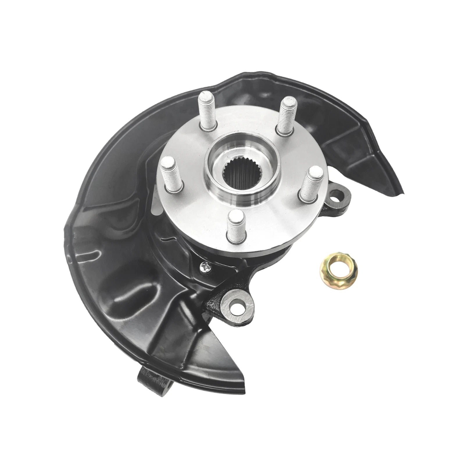 Front Left Steering Knuckle + Wheel Hub Bearing for Toyota Corolla (2003–2008)