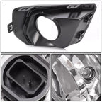 Fog Lights for Chevy Colorado (2021-2022) with Silver Bezel