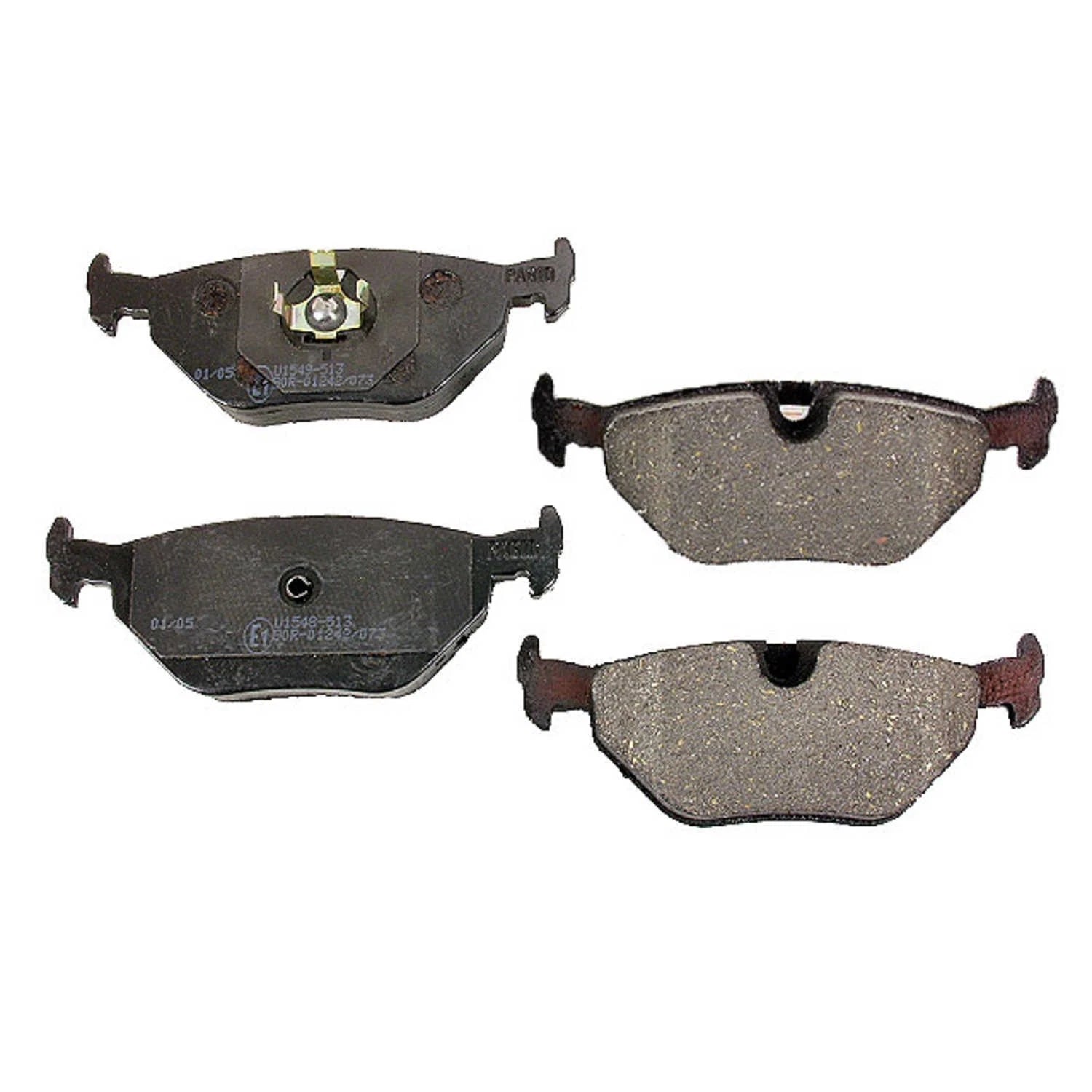 Set of 4 Hella Pagid 355007421 Rear Disc Brake Pads for BMW M3, Z3, 525i, 750iL, 535i (1992–2006)
