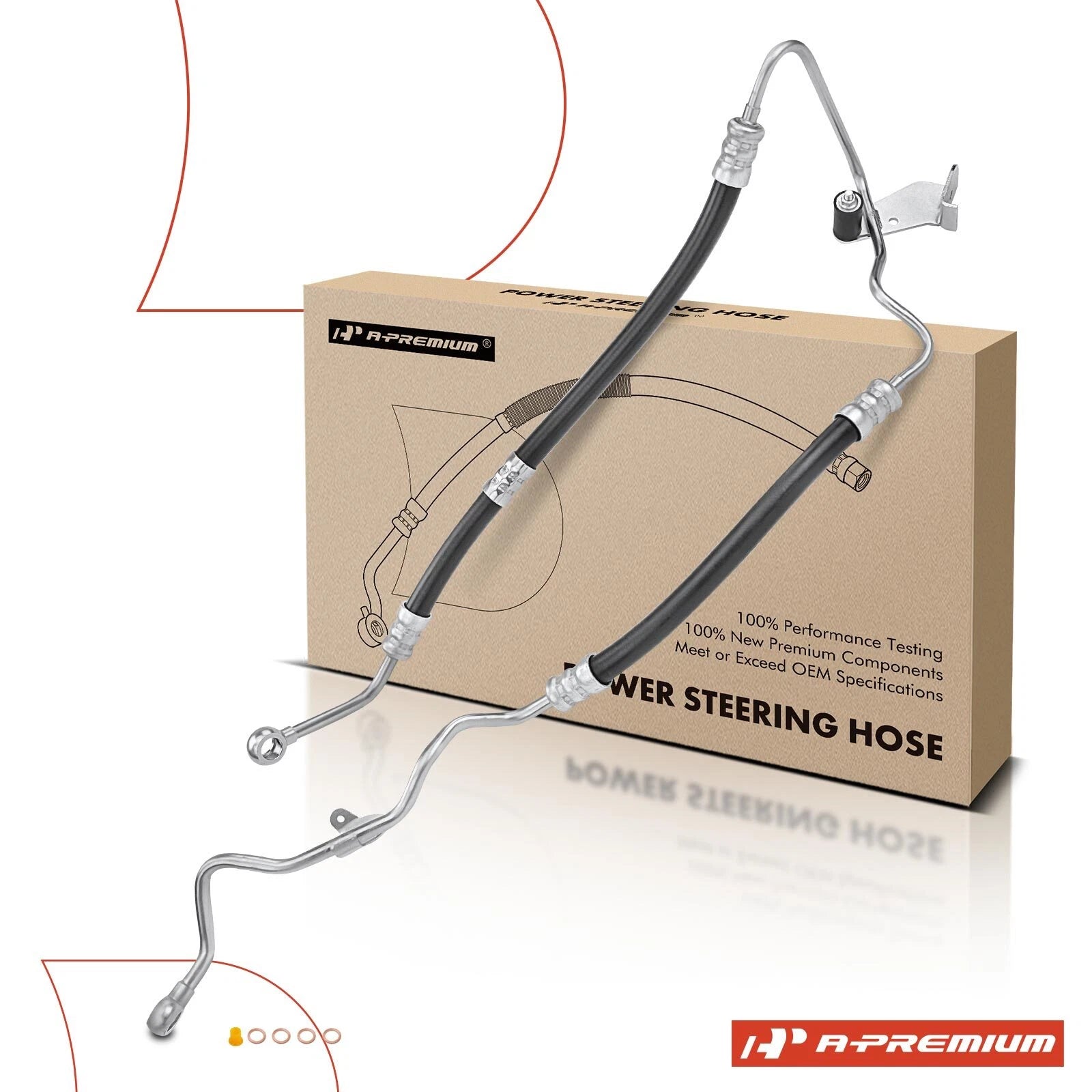 Power Steering Pressure Line Hose for BMW 550i, 645Ci (2006–2010)