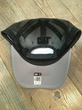 Caterpillar CAT Badge Black & Grey Snapback Hat for CAT Equipment