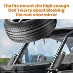 Spare Tire Mount Carrier for Polaris RZR XP 1000 Turbo (2016–2022)